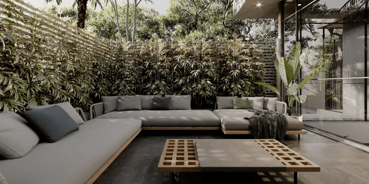 Reflection courtyard